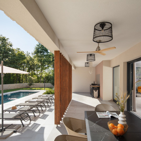 Dnevni boravak, Green Frame Garden villa West, Green Frame villas Butkovići